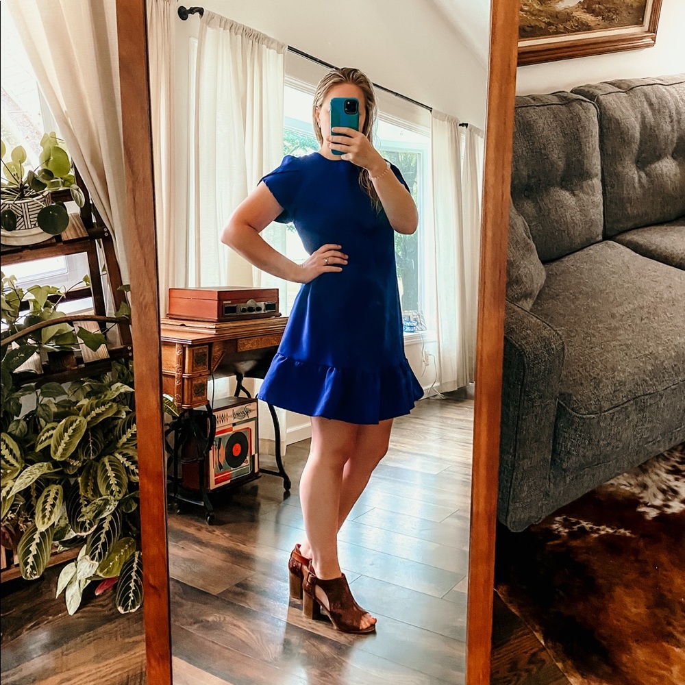 Royal blue dress
